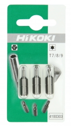Биты Hikoki TORX 25 мм; 3 шт. 4100303