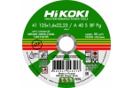 Круг отрезной (125x1.6x22 мм; A40S; тип 41) Hikoki RUH12516