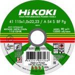 Круг отрезной  HiKOKI (115х1х22 мм, A54S, тип41) RUH11510